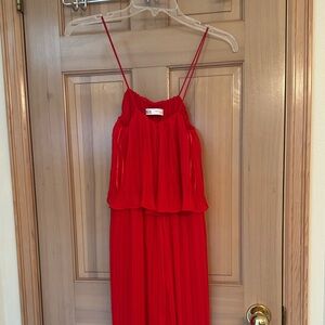 Zara Red Maxi Dress